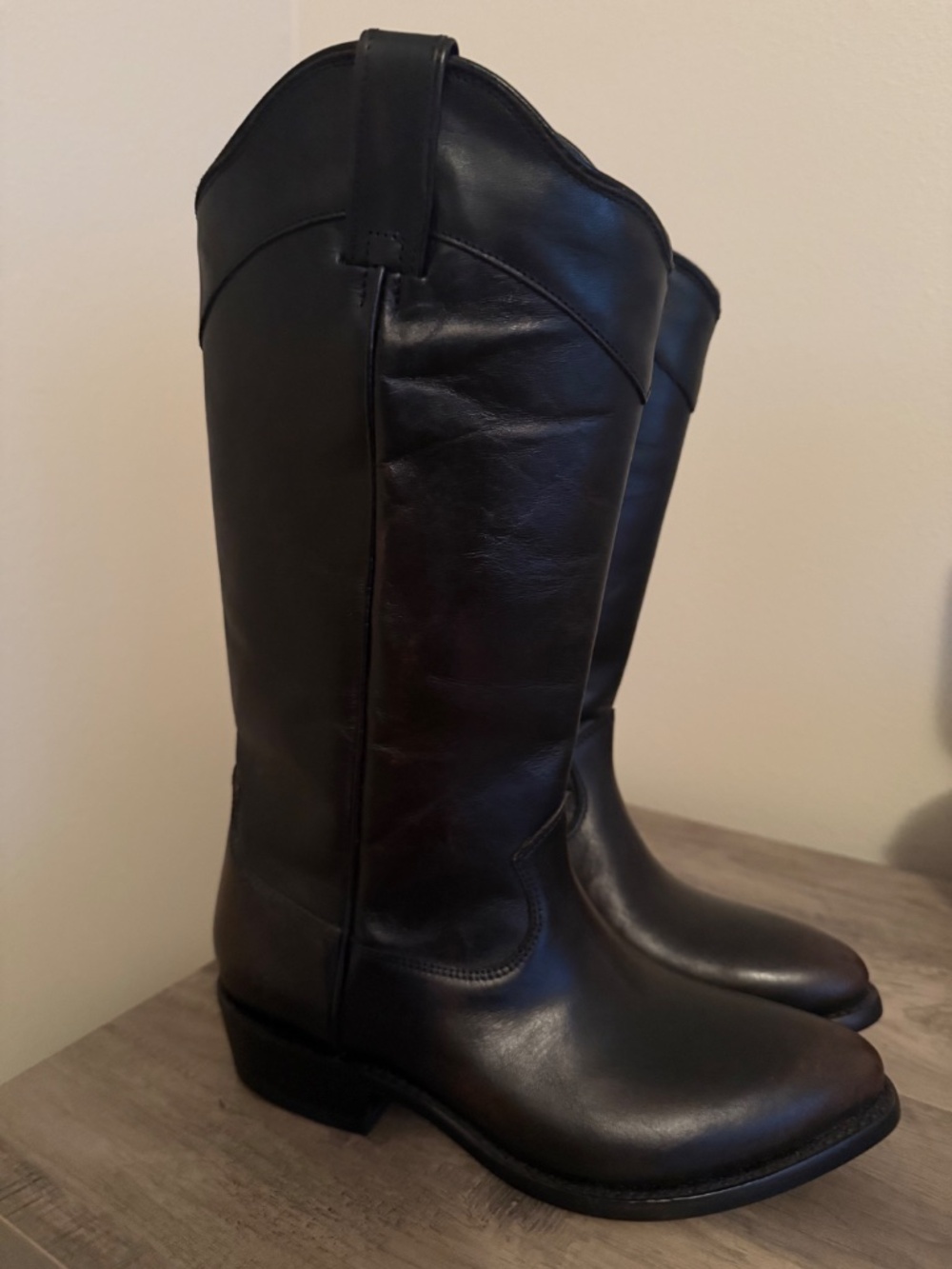 Frye Billy pull on western boots - Picture 3 of 8